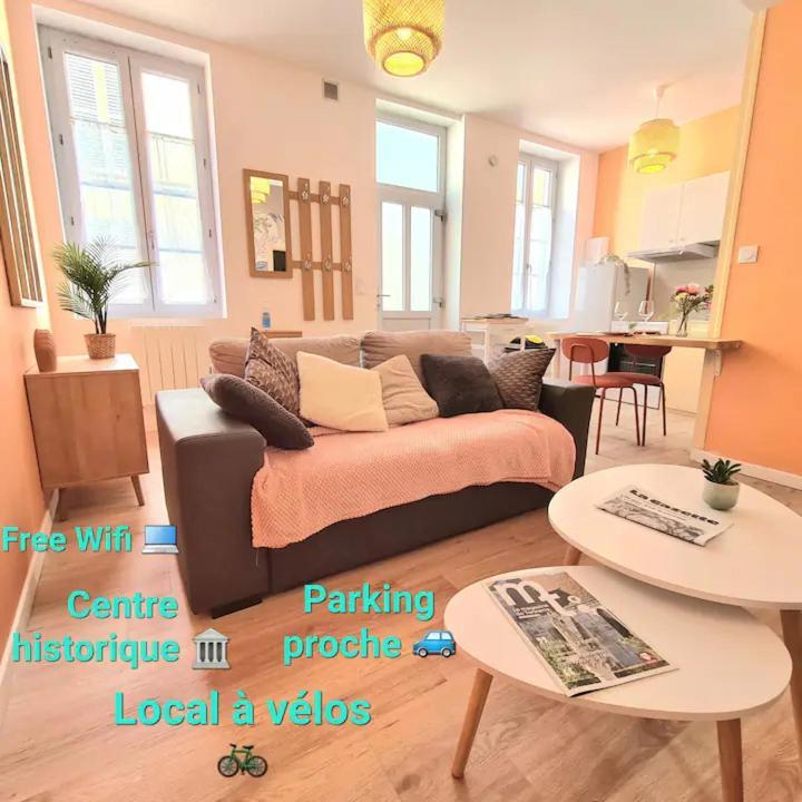 Apartment Le Tropical - Local A Velos Au Centre Historique